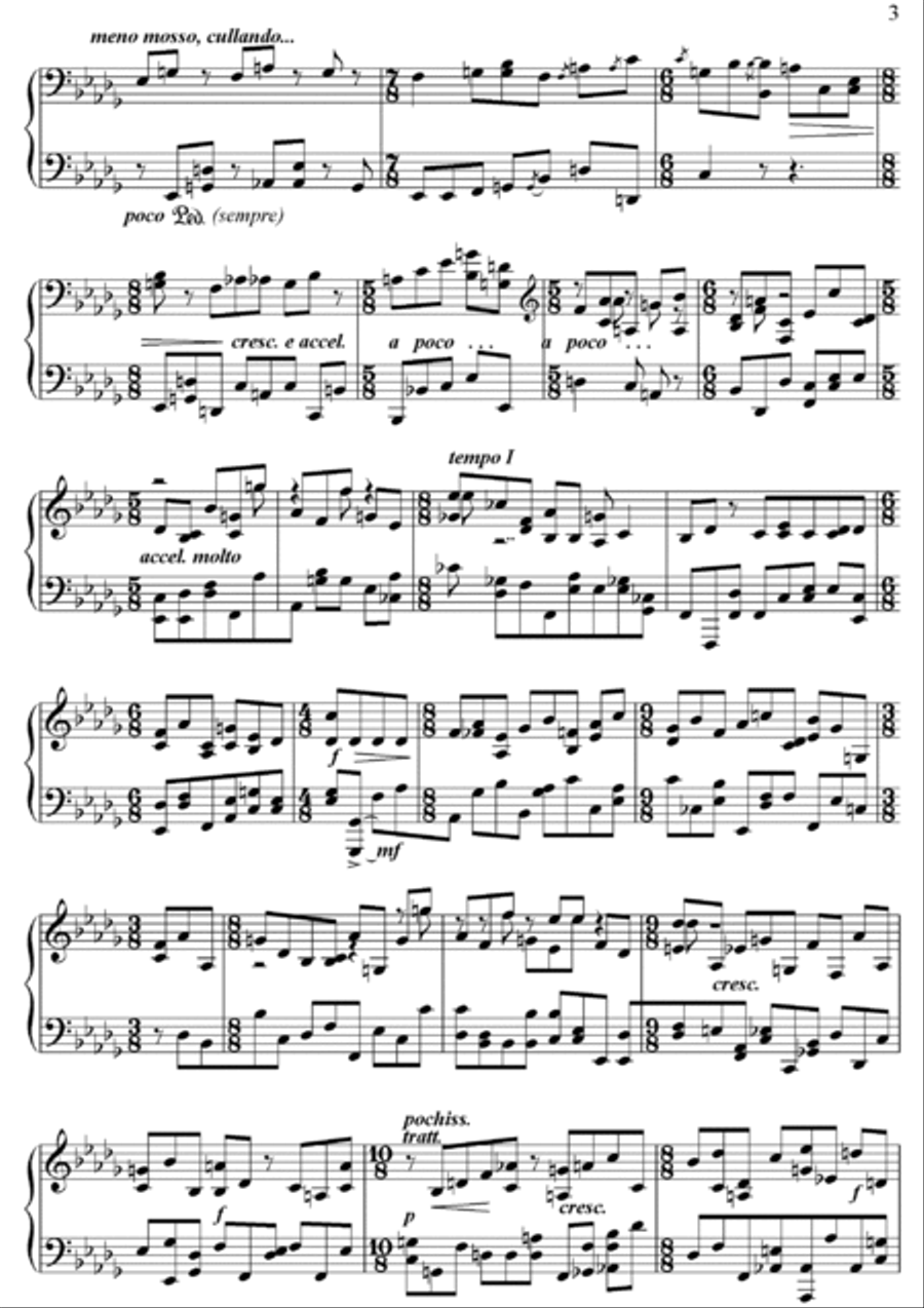 Loto - Into the sacred path Piano Solo scores gallery preview page 3