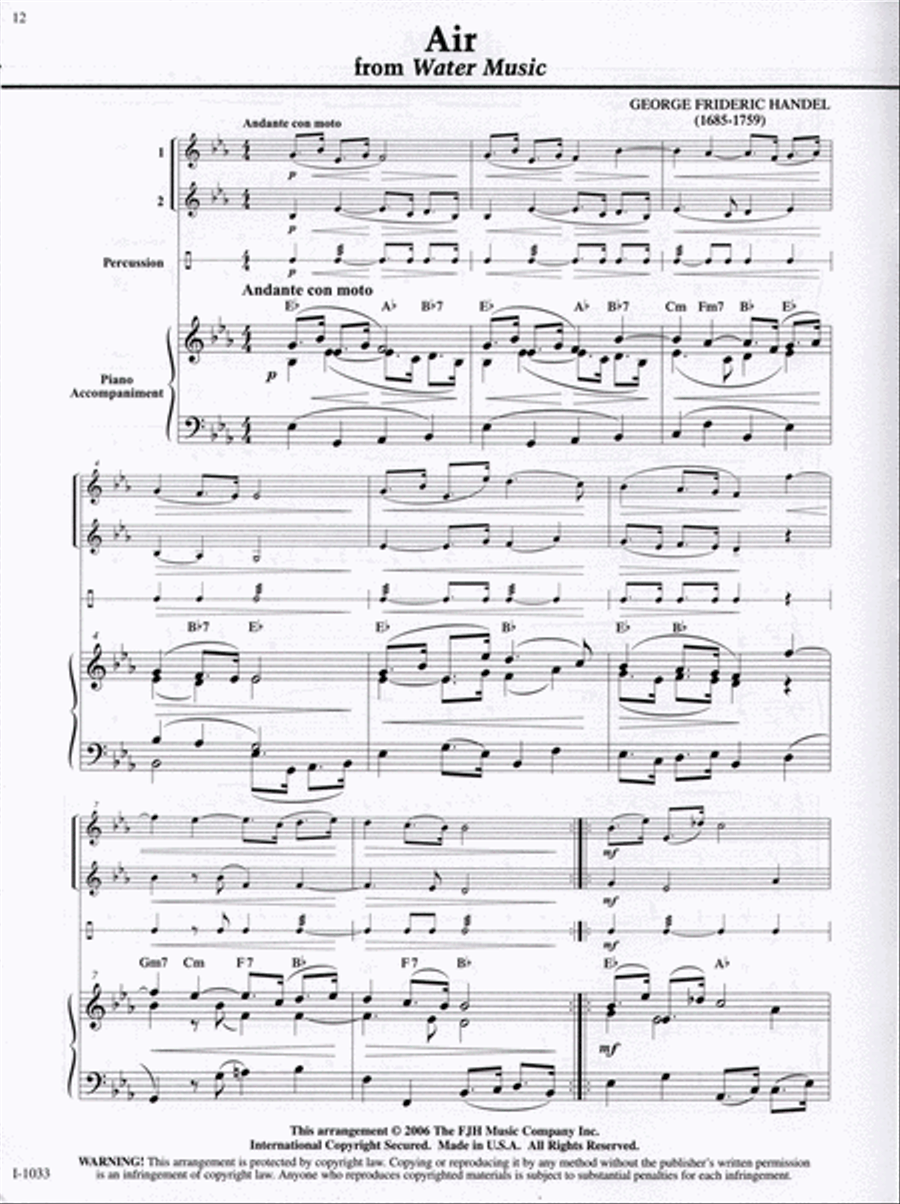 Classics for Two, Piano Accompaniment Piano Accompaniment scores gallery preview page 3