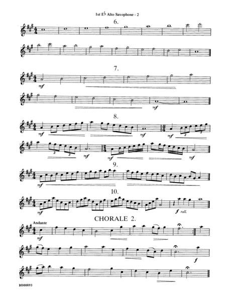 Belwin "Warm-Ups" for Symphonic Band: E-flat Alto Saxophone