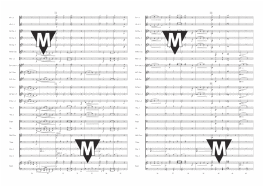 A Little Suite of Horror Concert Band scores gallery preview page 4