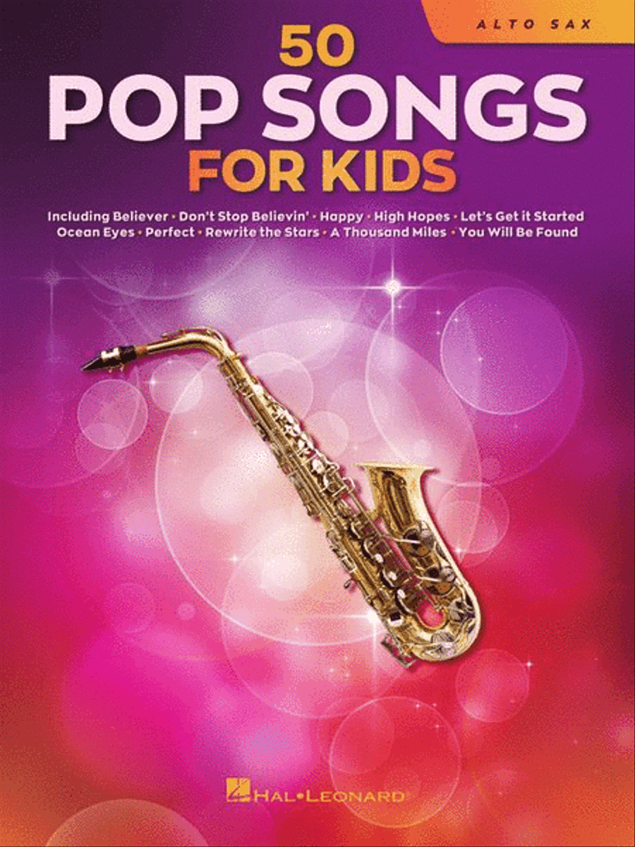 50 Pop Songs for Kids Alto Saxophone scores gallery preview page 2