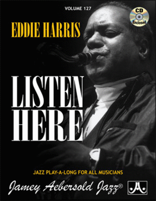 Book cover for Volume 127 - Eddie Harris - Listen Here
