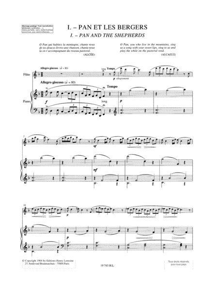 Flute de Pan Op. 15
