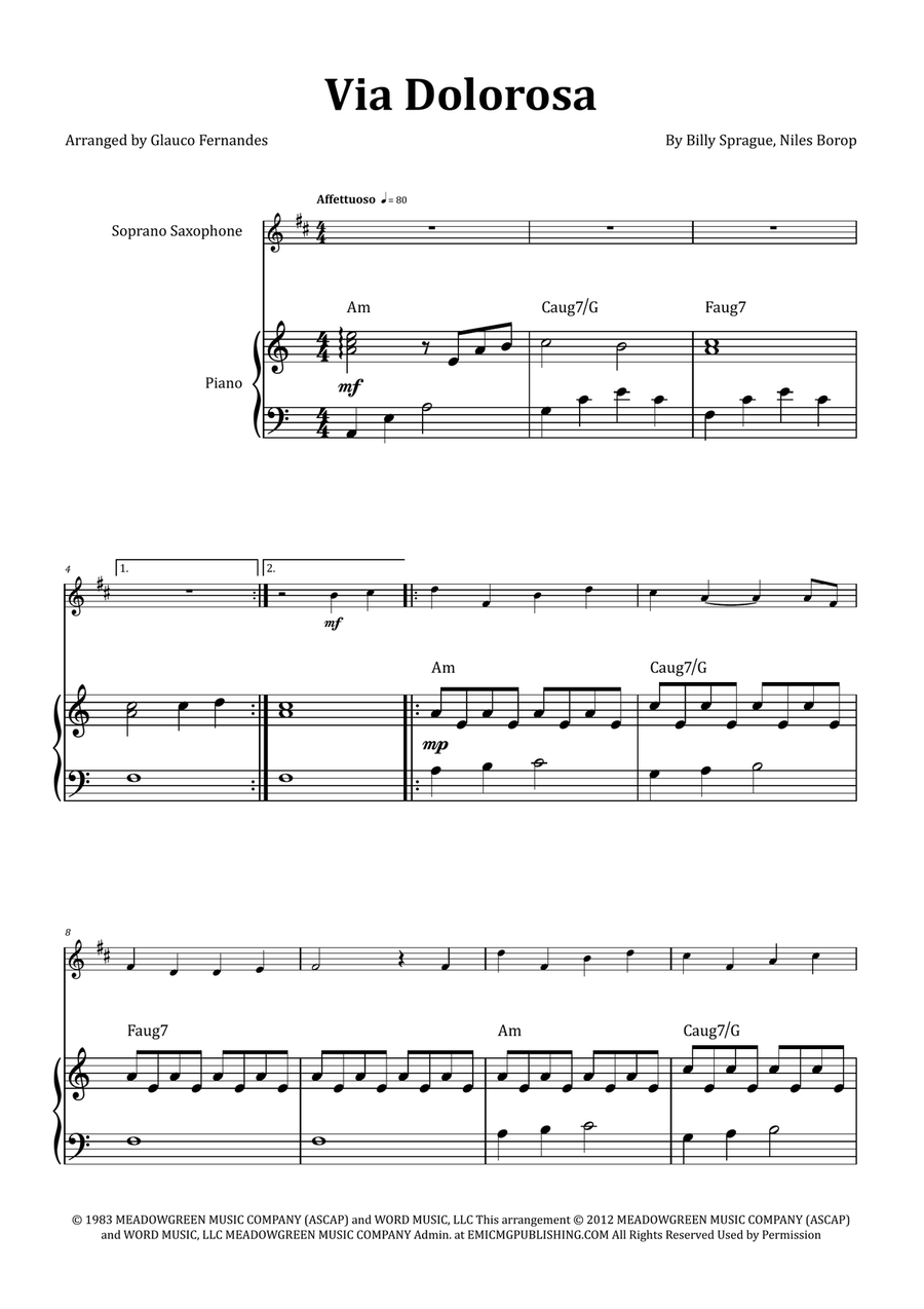 Via Dolorosa Chamber Music scores gallery preview page 1