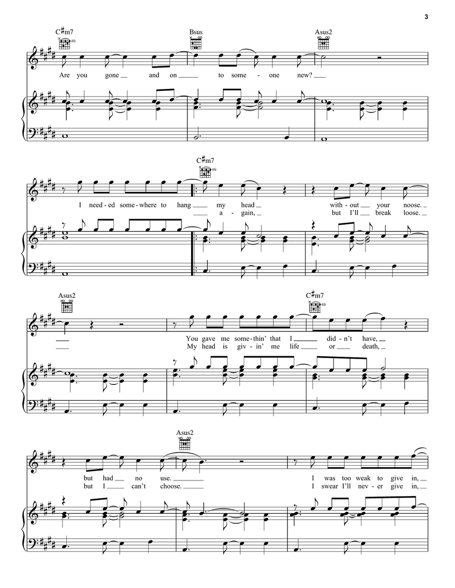Best Of You Acoustic Guitar scores gallery preview page 3