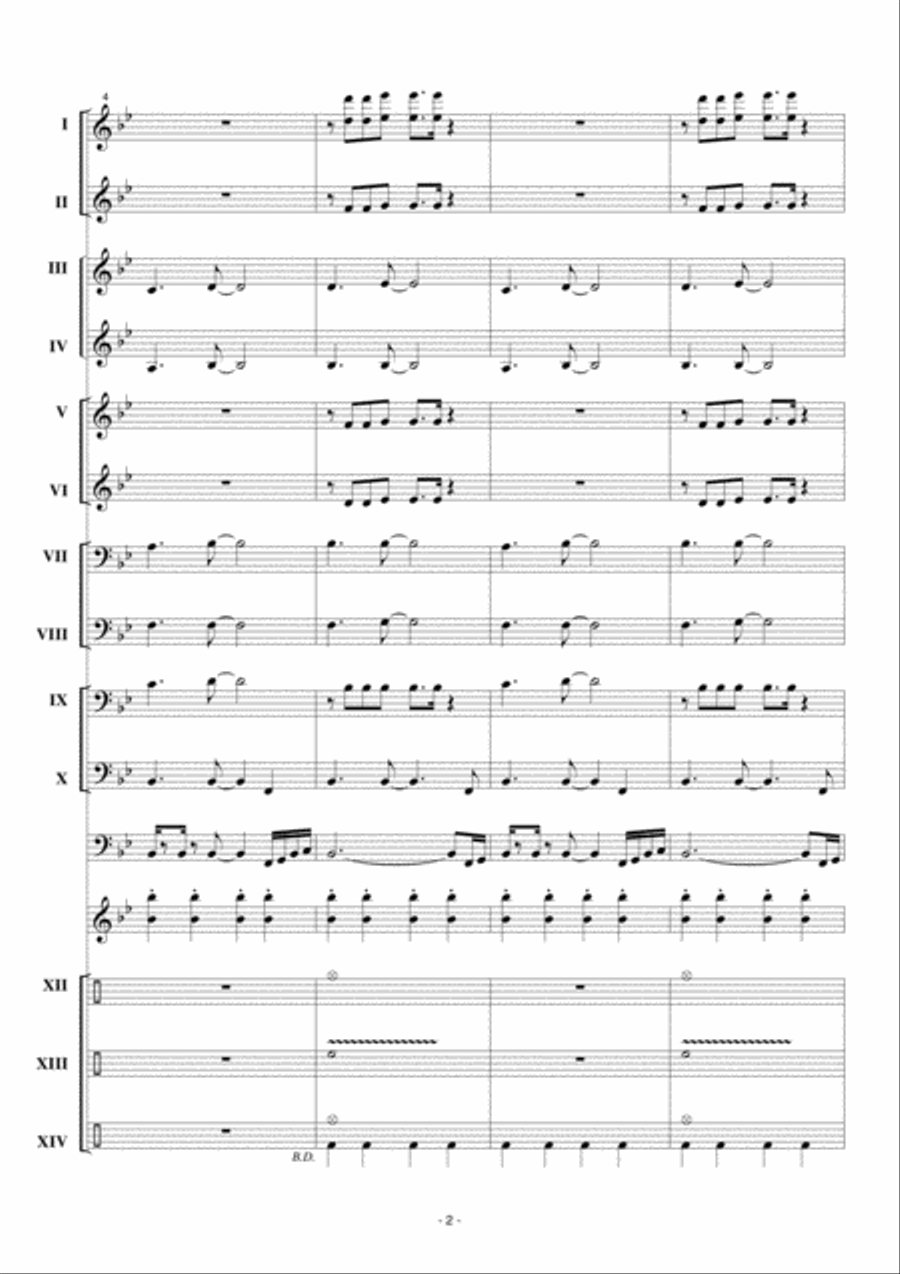 Woepsie Concert Band scores gallery preview page 3