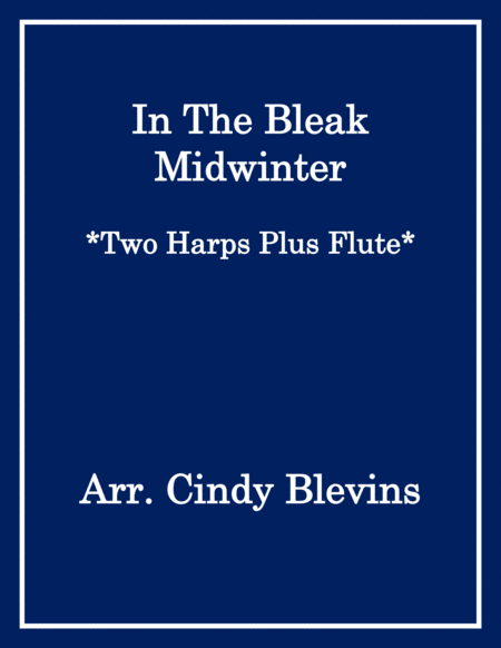 In The Bleak Midwinter, for Two Harps Plus Flute image number null