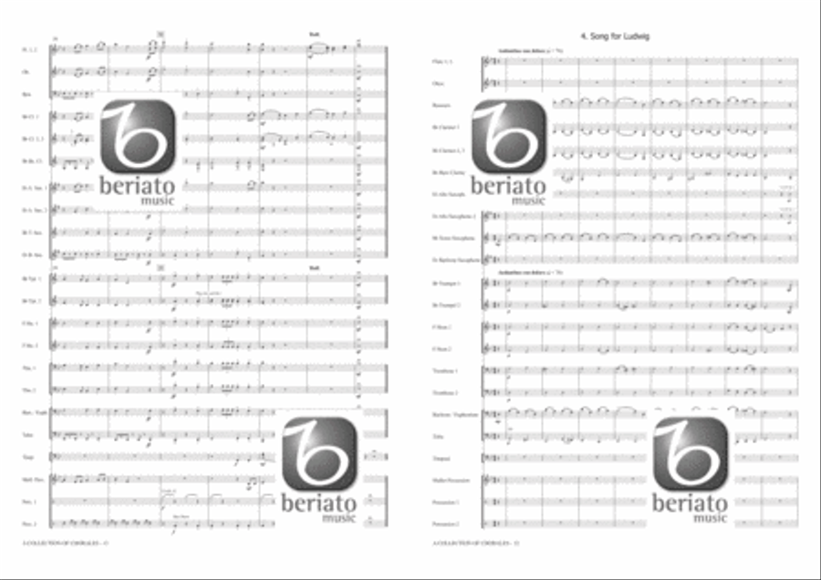 A Collection of Chorales Concert Band scores gallery preview page 7