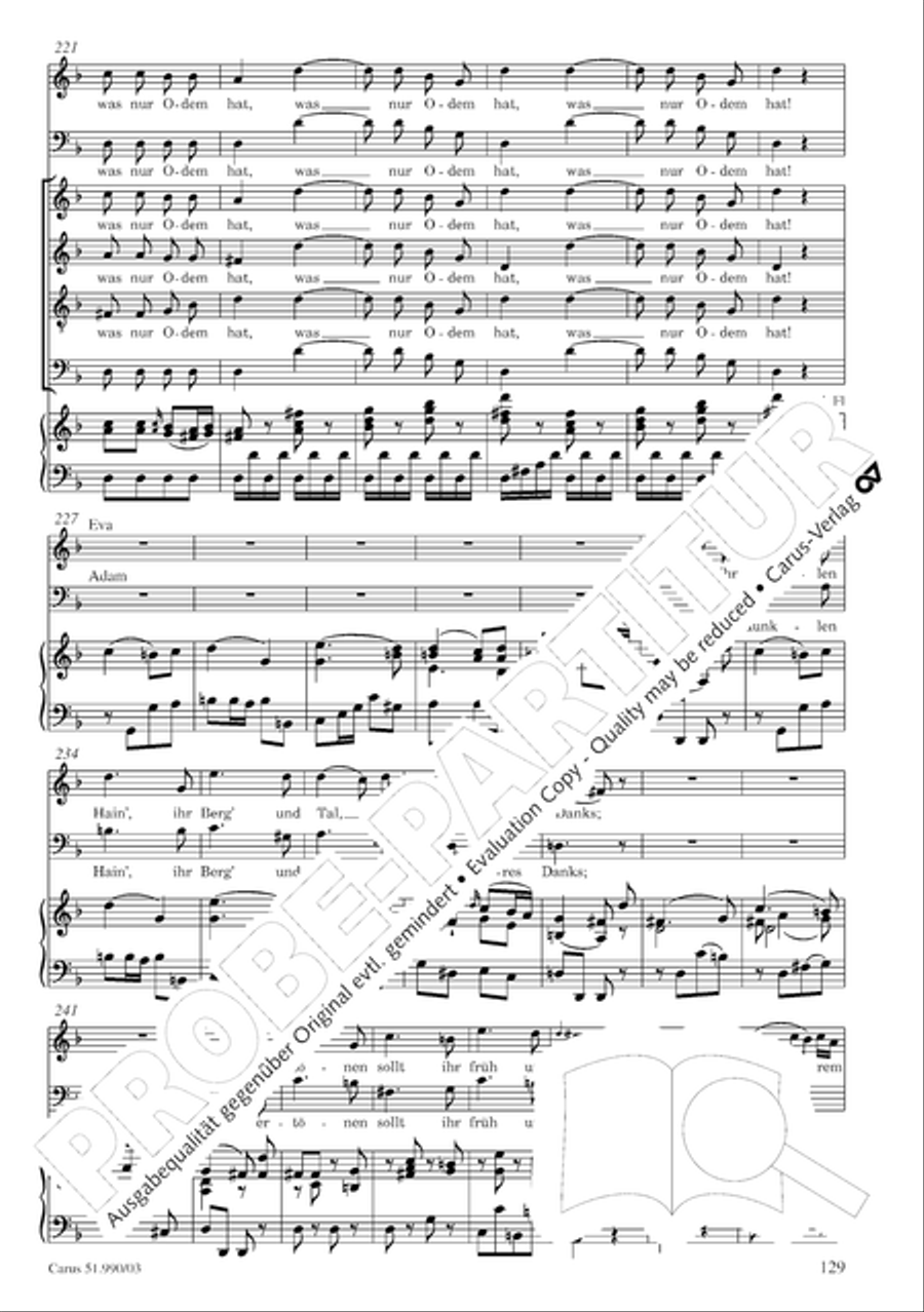 The Creation (Die Schopfung) 4-Part scores gallery preview page 132