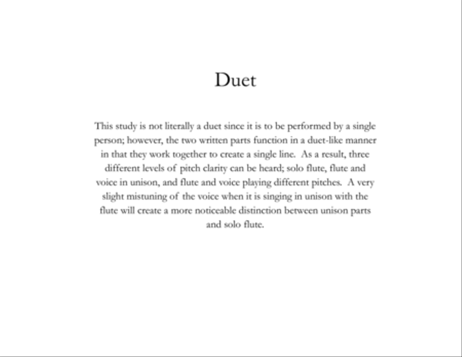 4 etudes for Solo Flute 4 etudes for Solo Flute Flute Solo scores gallery preview page 4