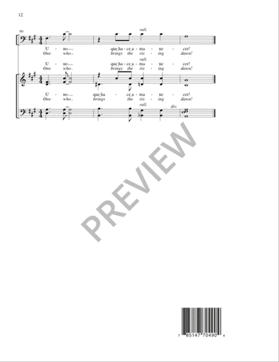 ¡Vamos! / Onward! ¡Vamos! / Onward! 4-Part scores gallery preview page 12