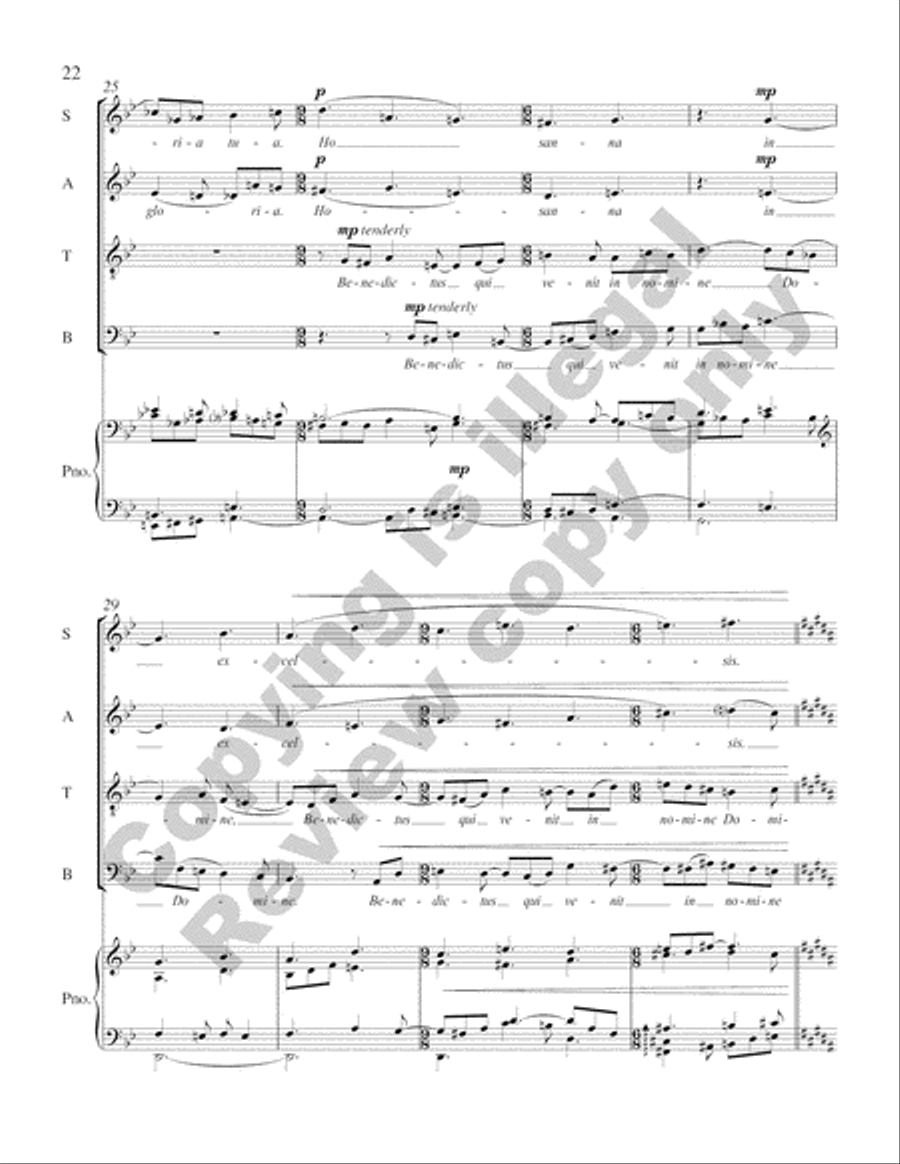 A Walt Whitman Requiem 4-Part scores gallery preview page 14