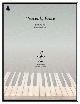 Book cover for Heavenly Peace (intermediate piano solo)