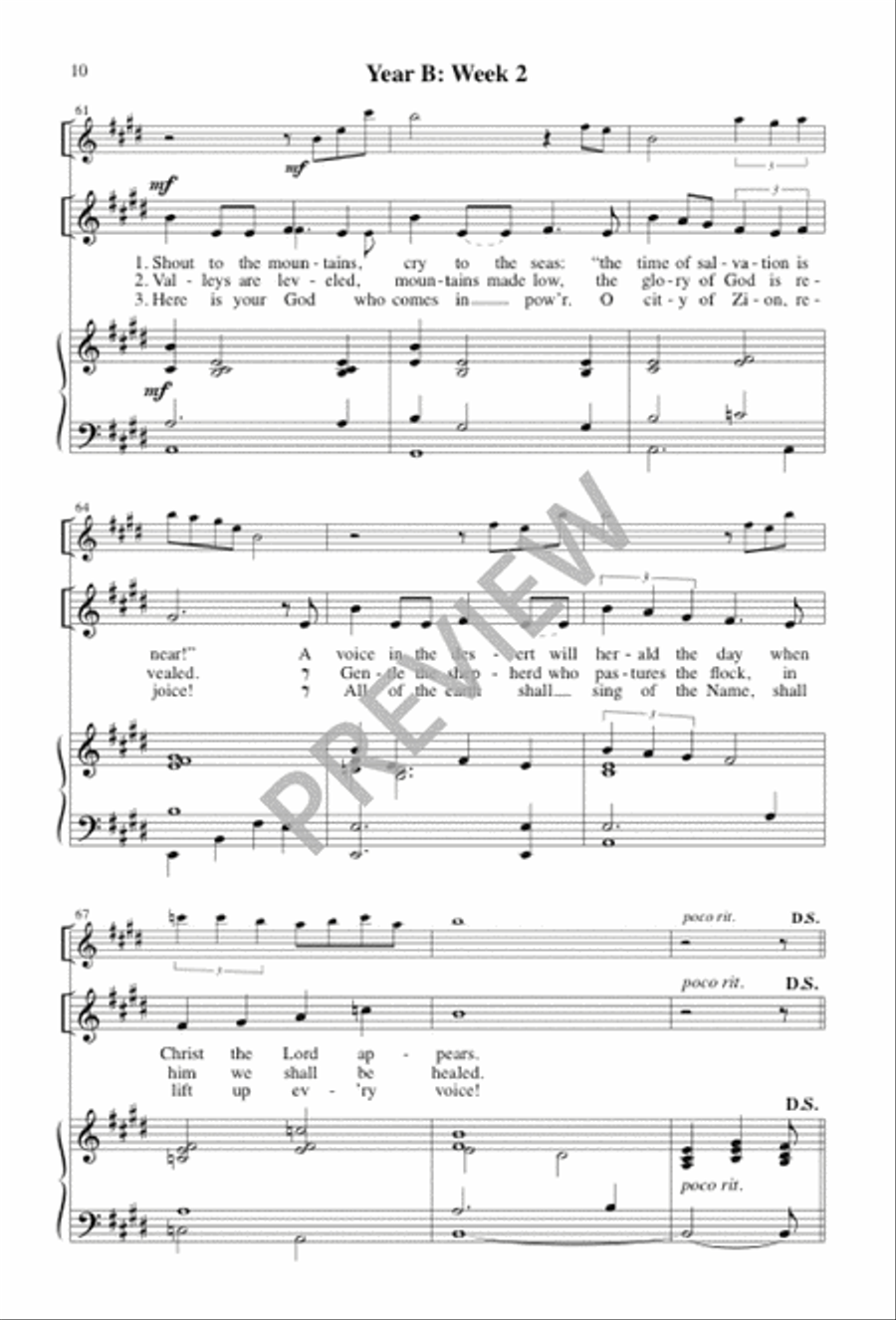 Awake, O Sleeper Awake, O Sleeper 3-Part scores gallery preview page 9