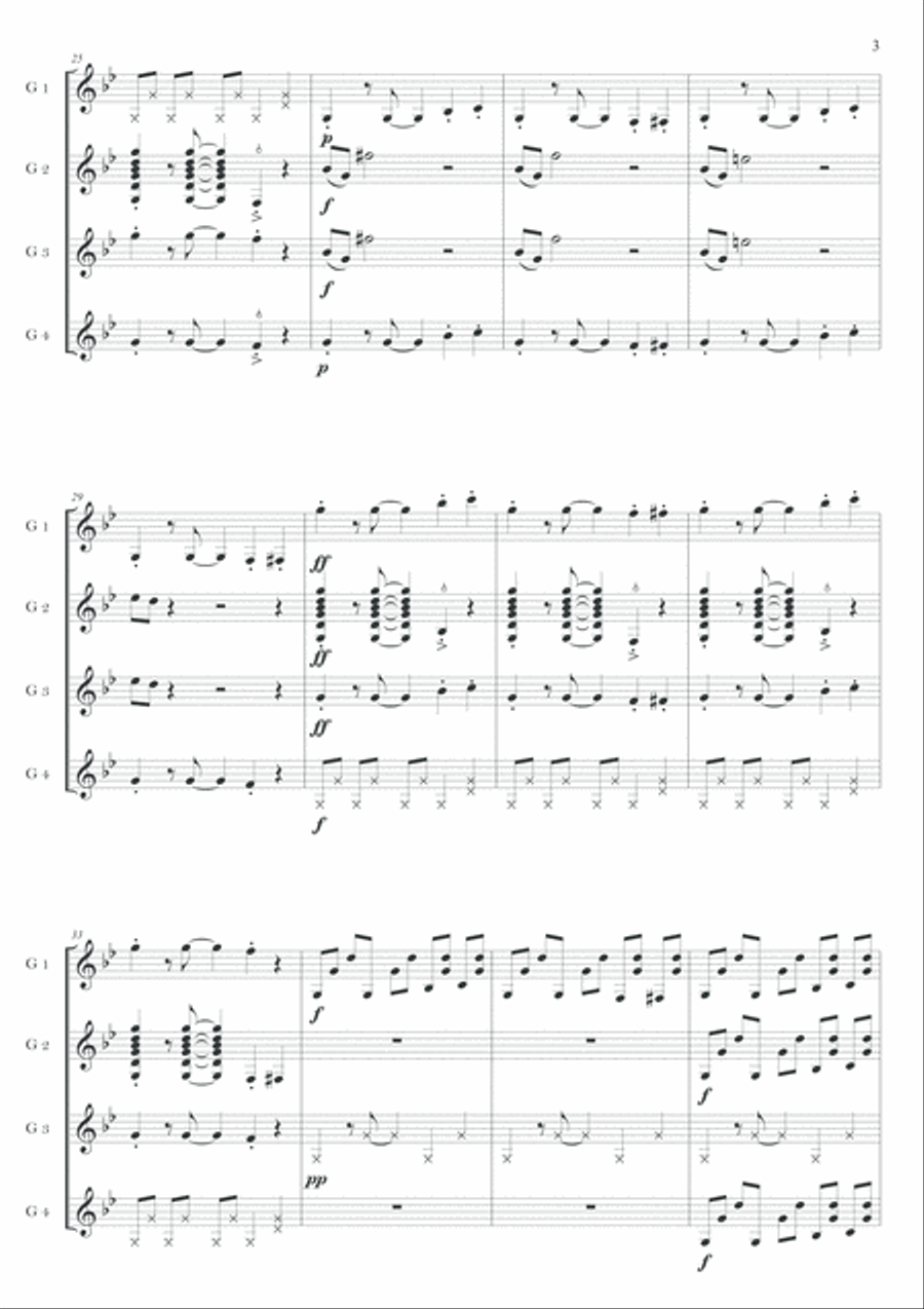 Mission: Impossible Theme from the Paramount Television Series MISSION: IMPOSSIBLE Small Ensemble scores gallery preview page 4