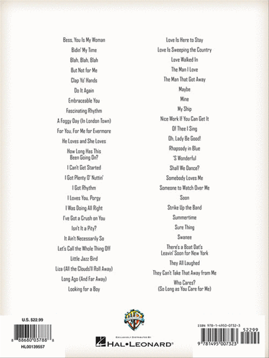The Gershwin Songbook The Gershwin Songbook Piano, Vocal, Guitar scores gallery preview page 4