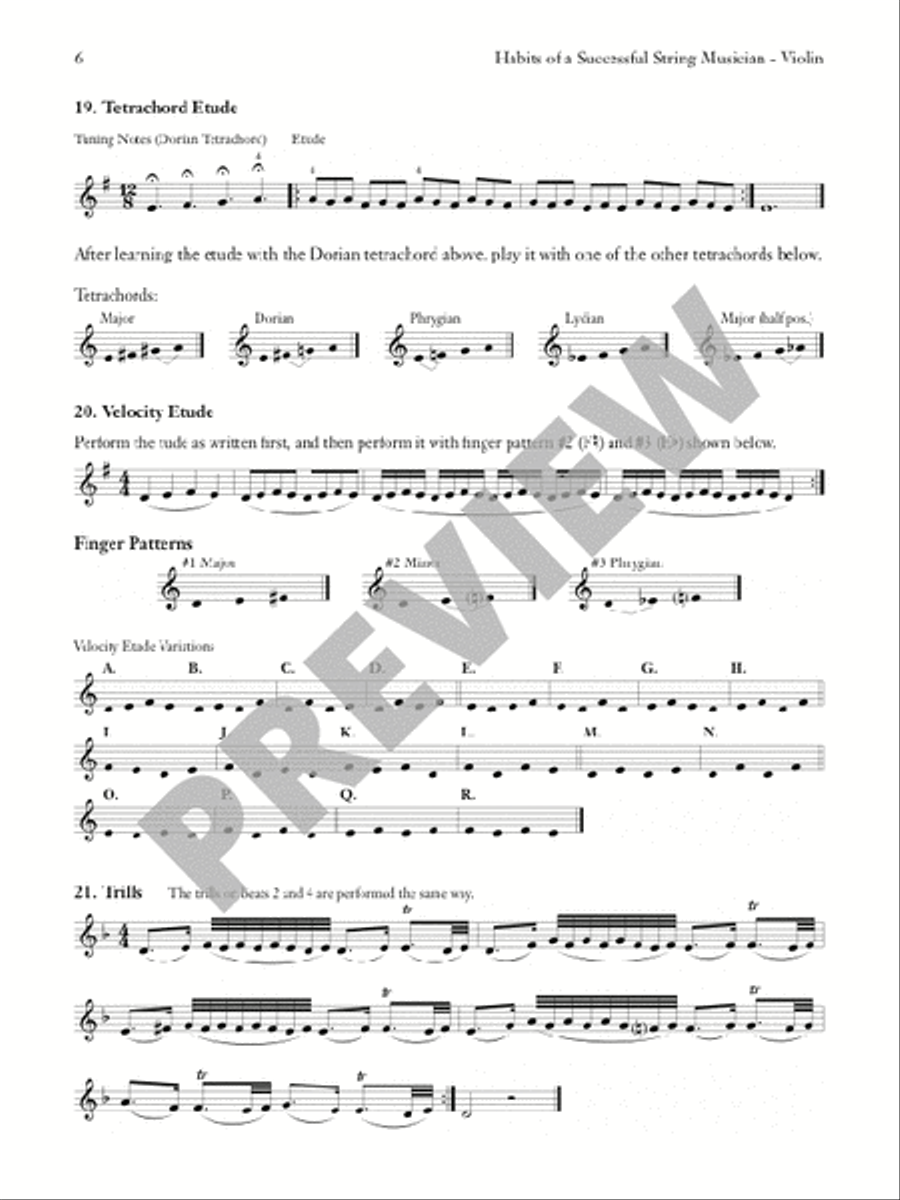 Habits of a Successful String Musician - Violin Violin scores gallery preview page 9