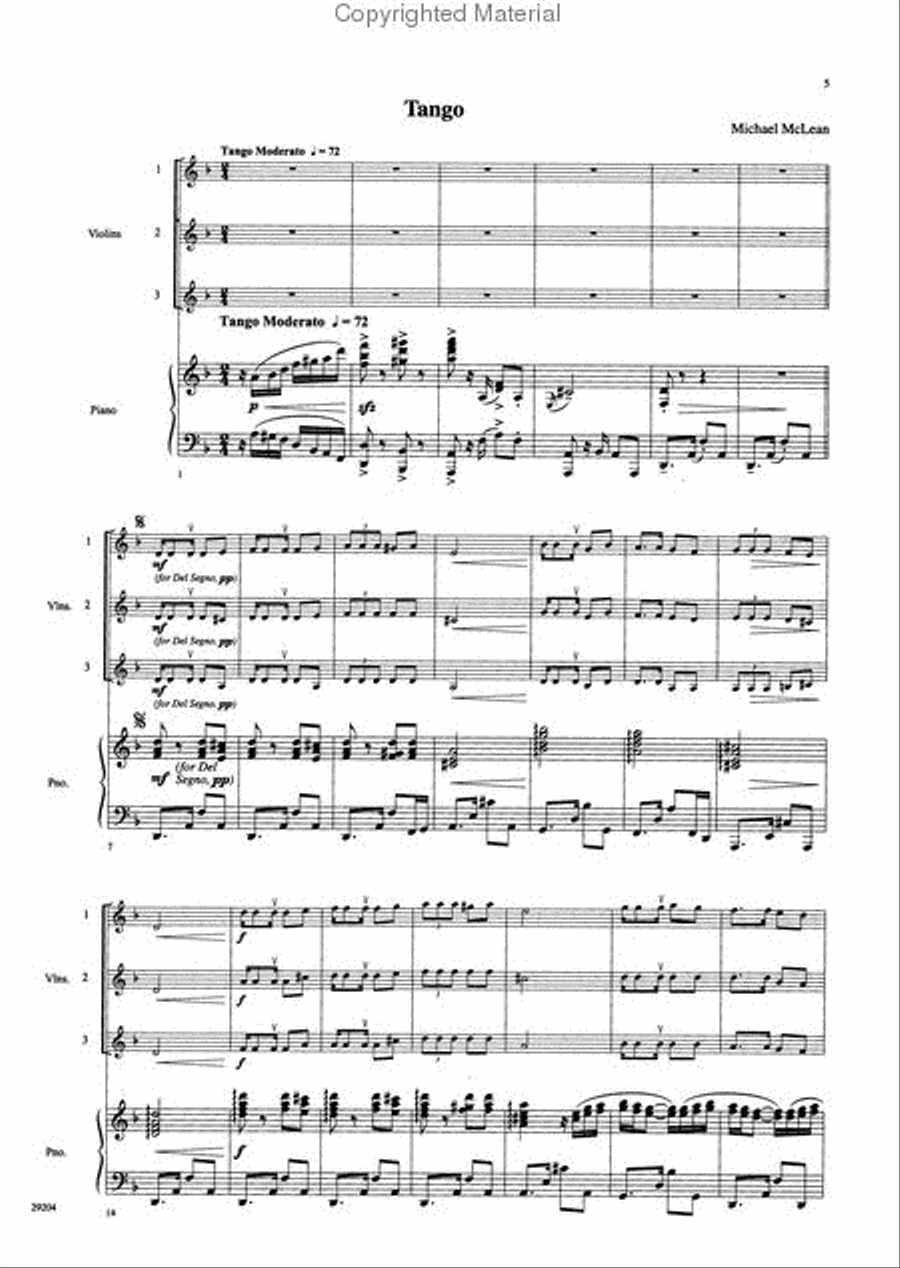 Care to Tango?, Book 1 String Orchestra scores gallery preview page 2