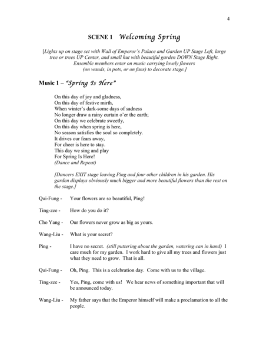 The Empty Pot - Director's Script Small Ensemble scores gallery preview page 4