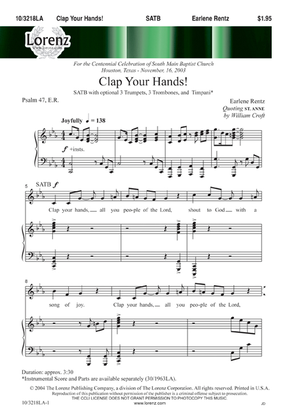 Book cover for Clap Your Hands!