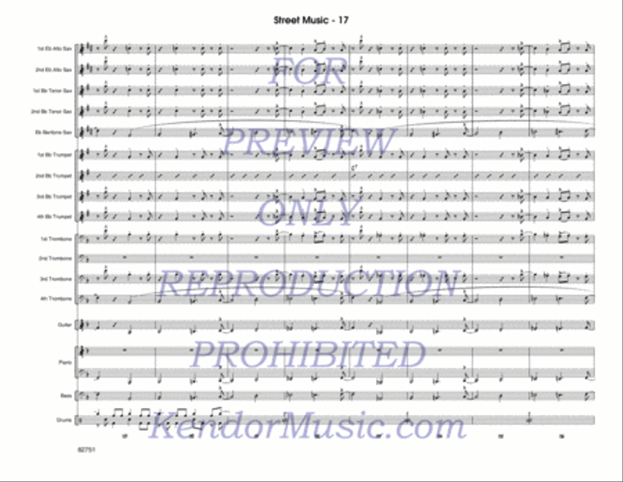 Street Music (Score) Street Music (Score) Jazz Ensemble scores gallery preview page 18