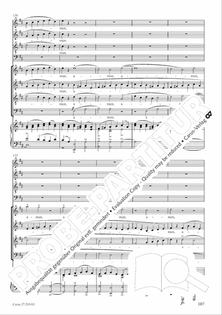 Stabat mater 4-Part scores gallery preview page 114
