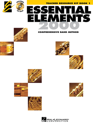 Book cover for Essential Elements for Band, Book 1 – Teacher Resource Kit with CD-ROM