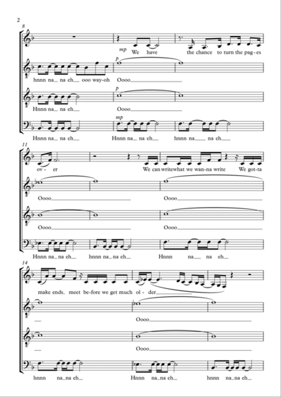 You're The Voice TTBB scores gallery preview page 2
