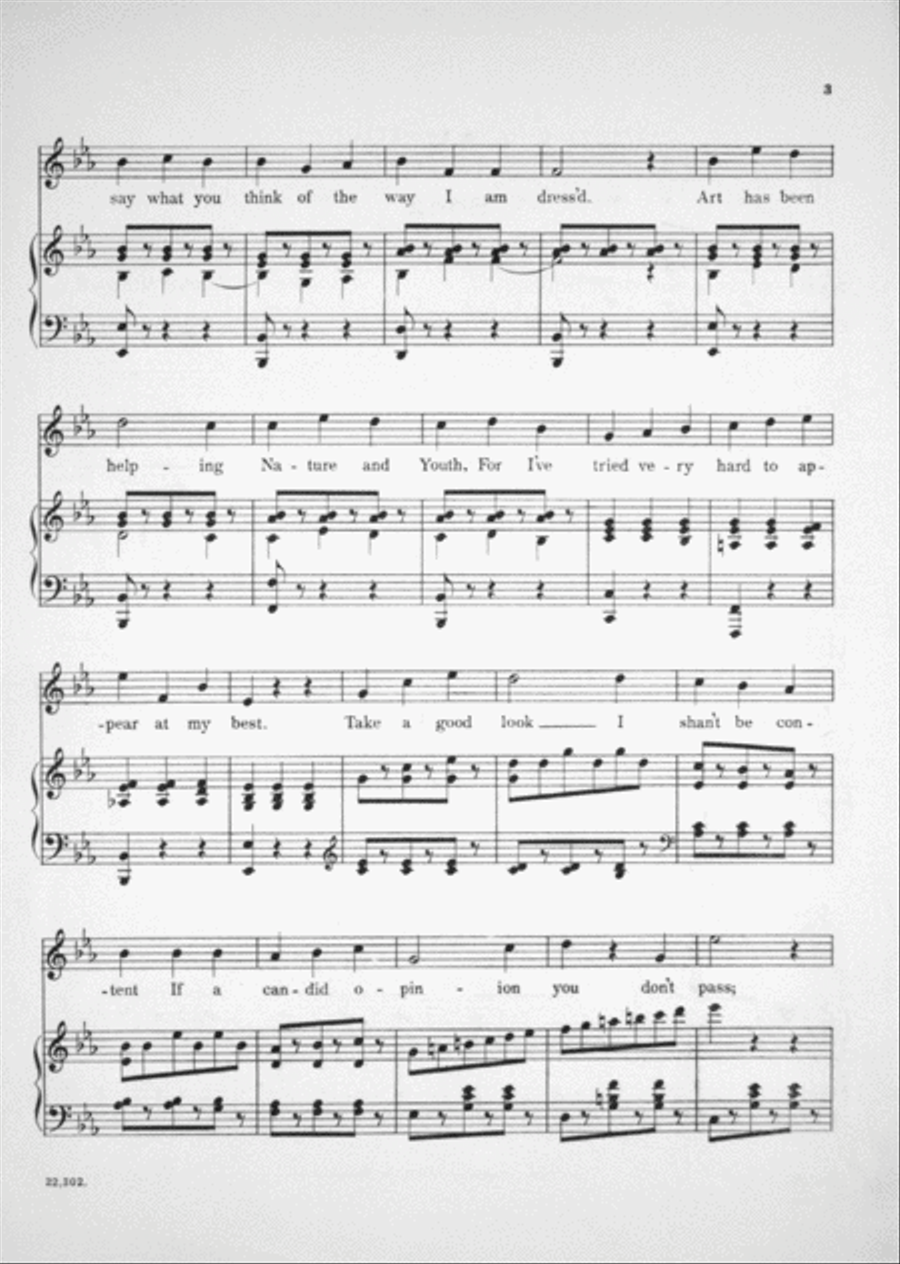 While I am Waiting. Valse Song Voice scores gallery preview page 3