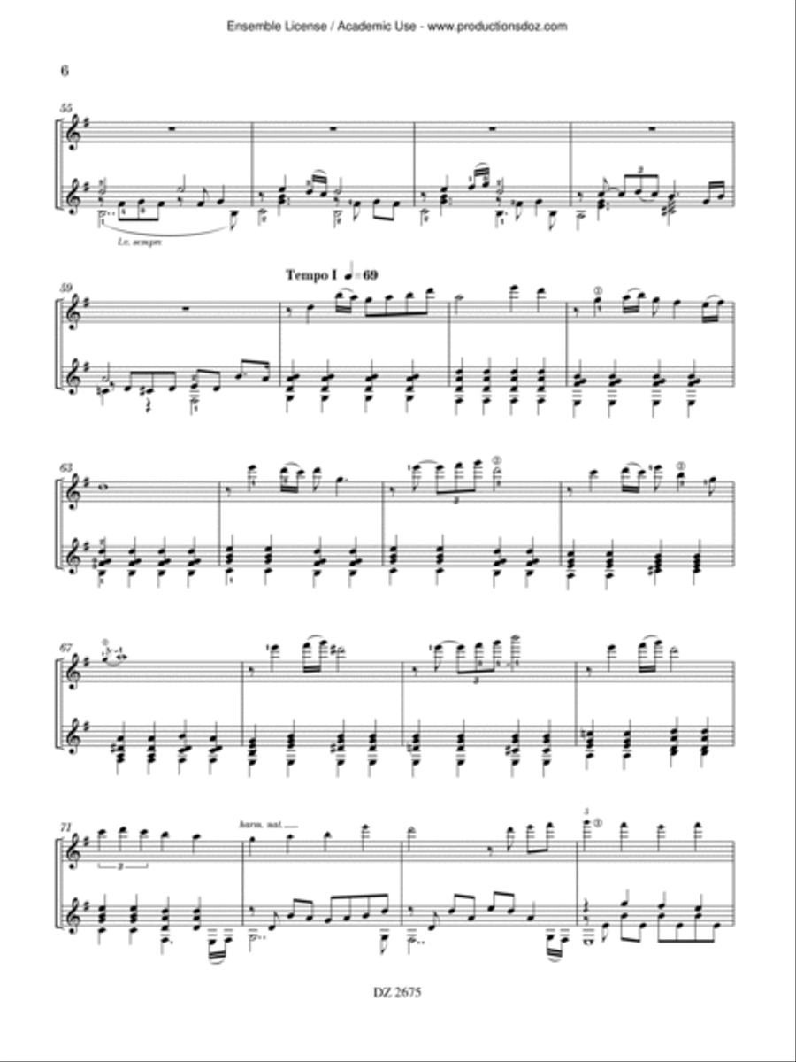 Rencontre Rencontre Classical Guitar scores gallery preview page 6