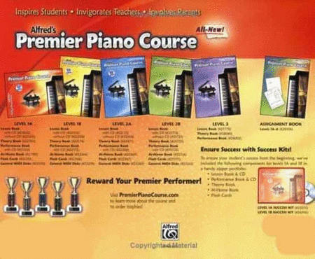 Premier Piano Course Lesson Level 1A Book/CD