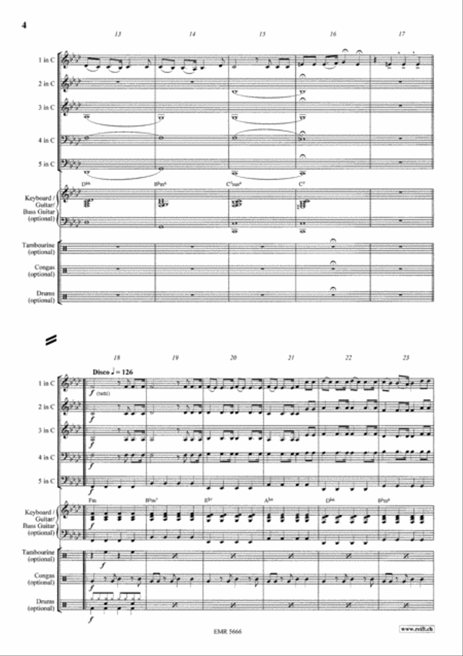 I Will Survive I Will Survive Brass Band scores gallery preview page 4