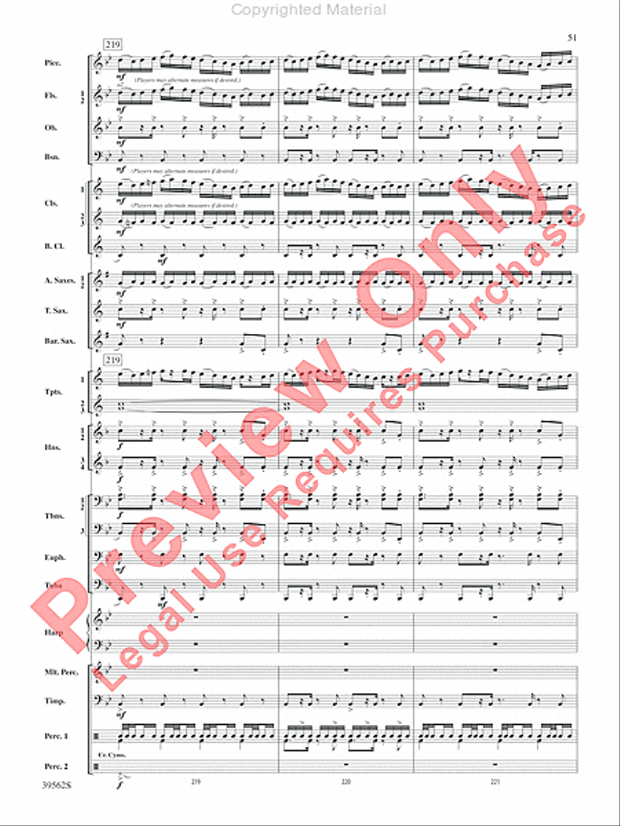 The Complete Harry Potter Concert Band scores gallery preview page 52