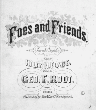 Book cover for Foes and Friends. Song & Chorus