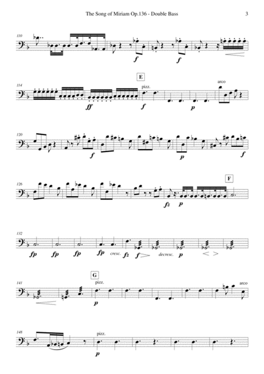 Schubert - The Song of Miriam Op.136 - Double Bass