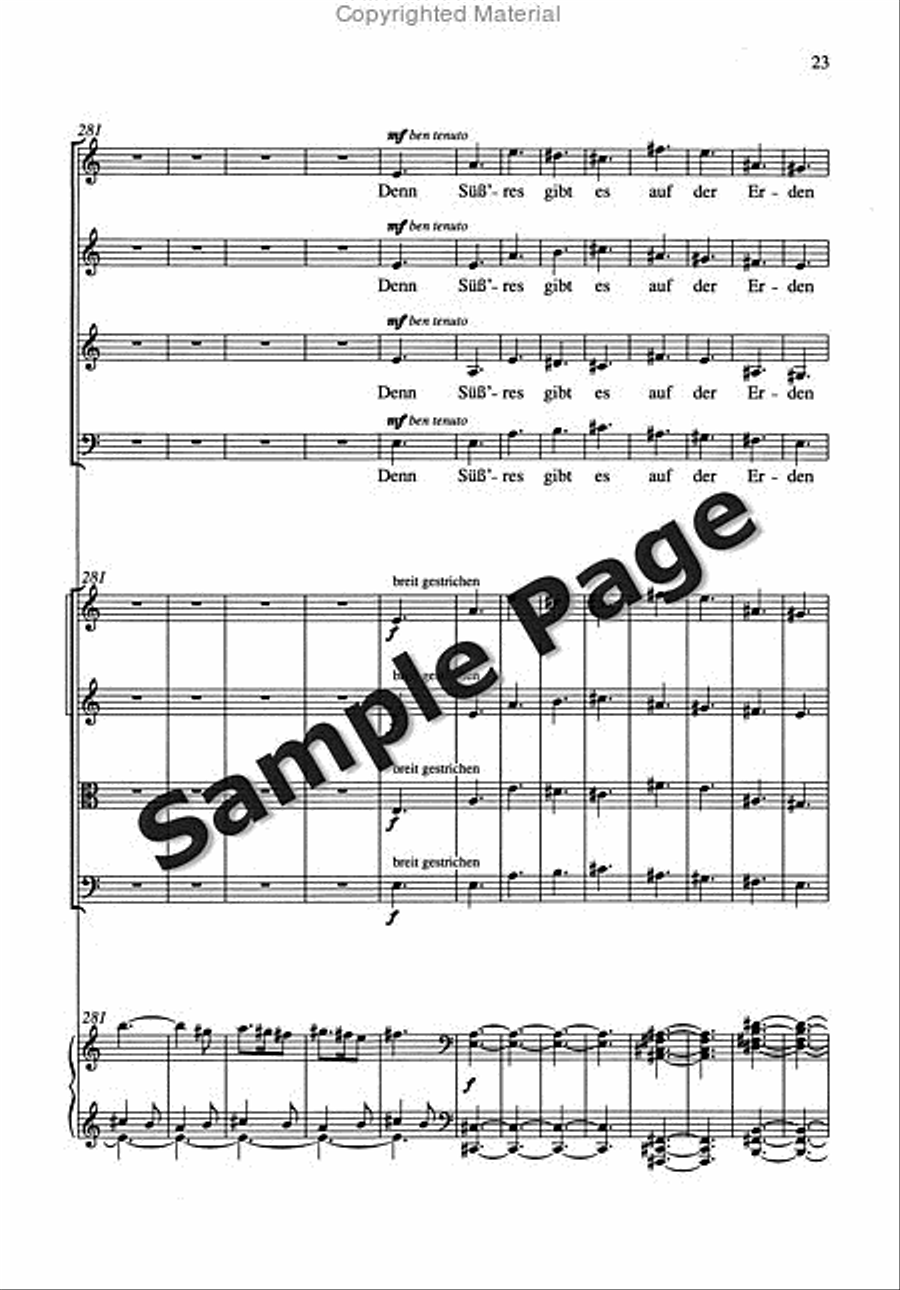 Gloriola Satb/strings/pf Score 4-Part scores gallery preview page 24