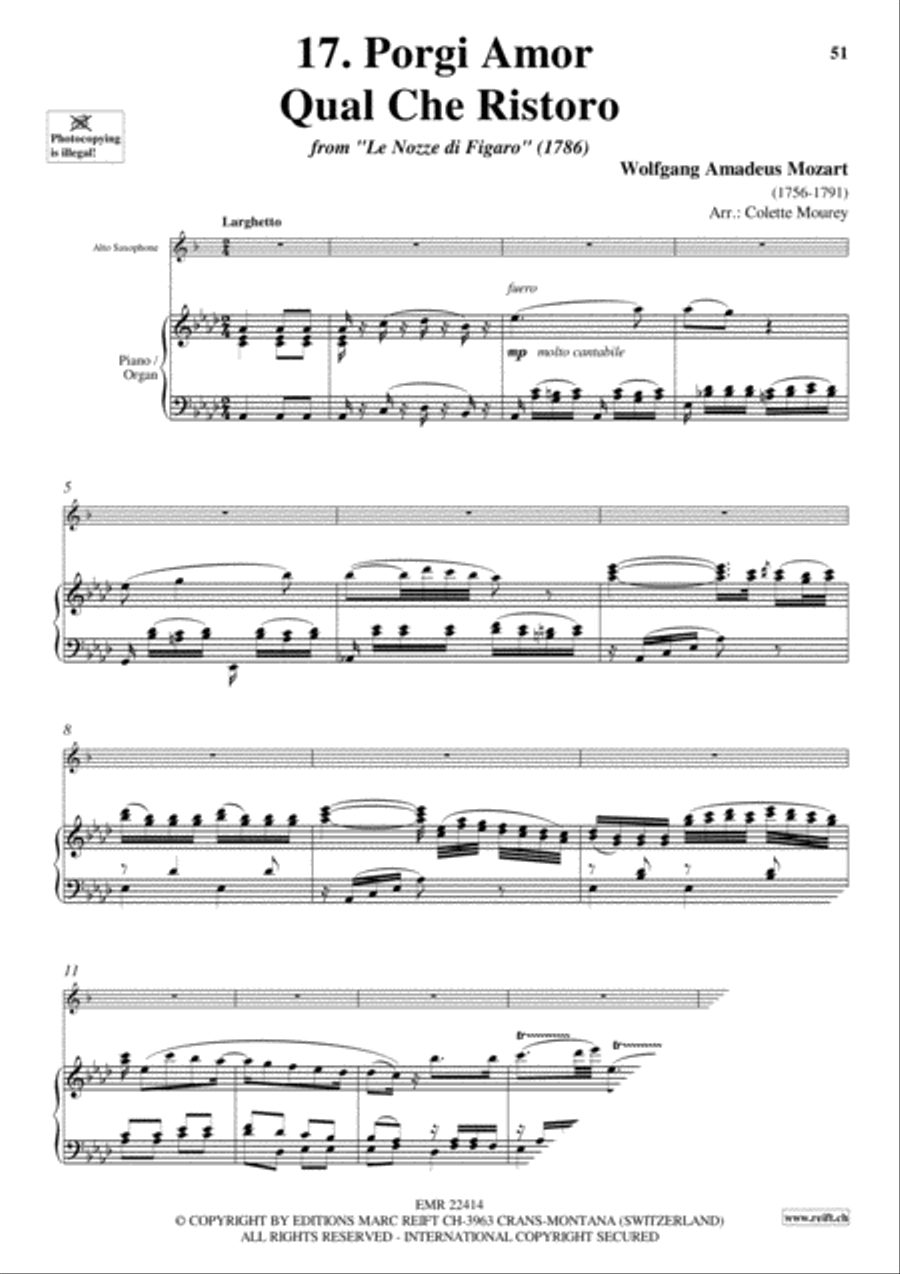 20 Greatest Arias Alto Saxophone scores gallery preview page 19
