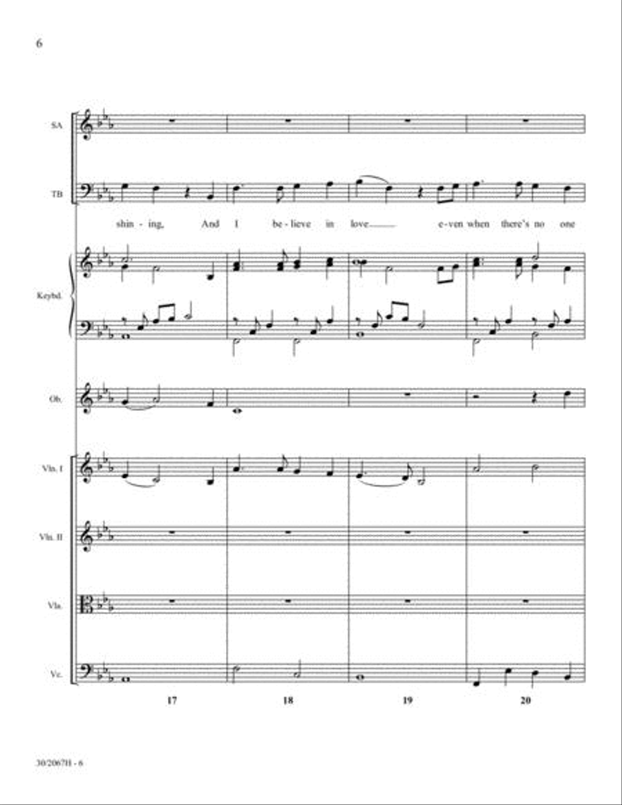 Inscription of Hope - Score and Parts Oboe scores gallery preview page 6
