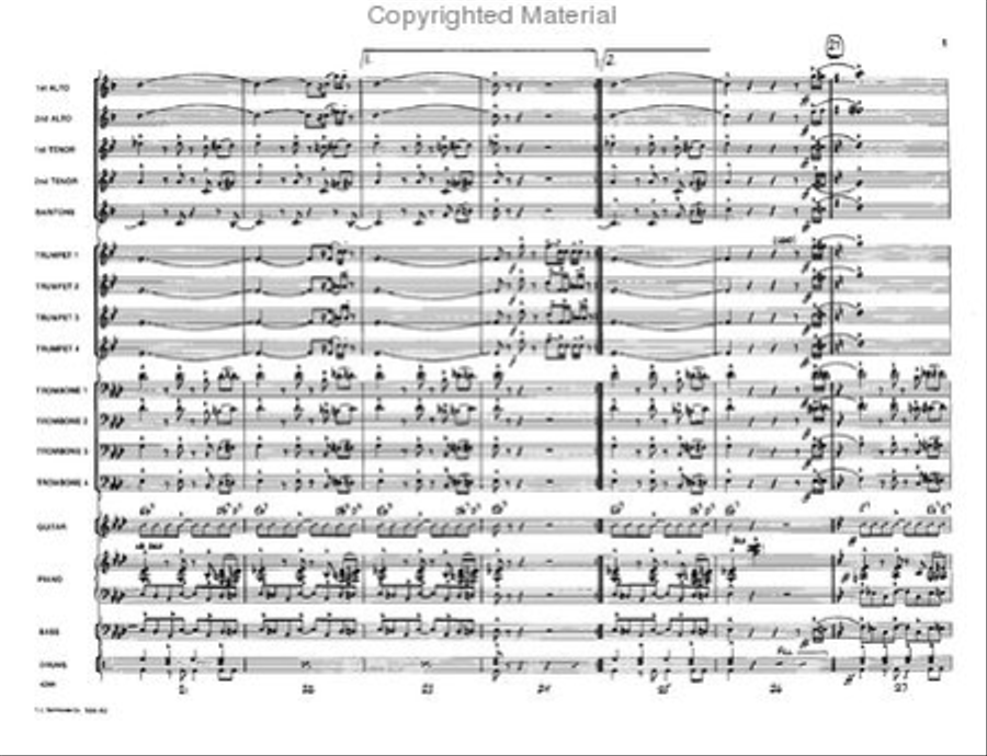 Return of the Cheetah Jazz Ensemble scores gallery preview page 5
