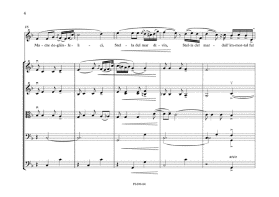 Salve del ciel Regina String Quartet scores gallery preview page 6