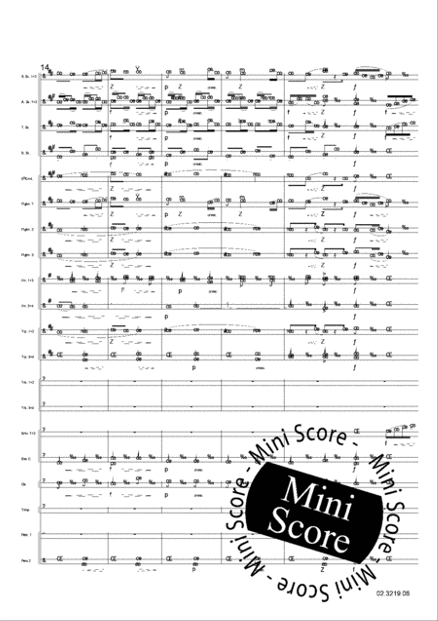 Slavonic Dance no. 13 Fanfare Band scores gallery preview page 9