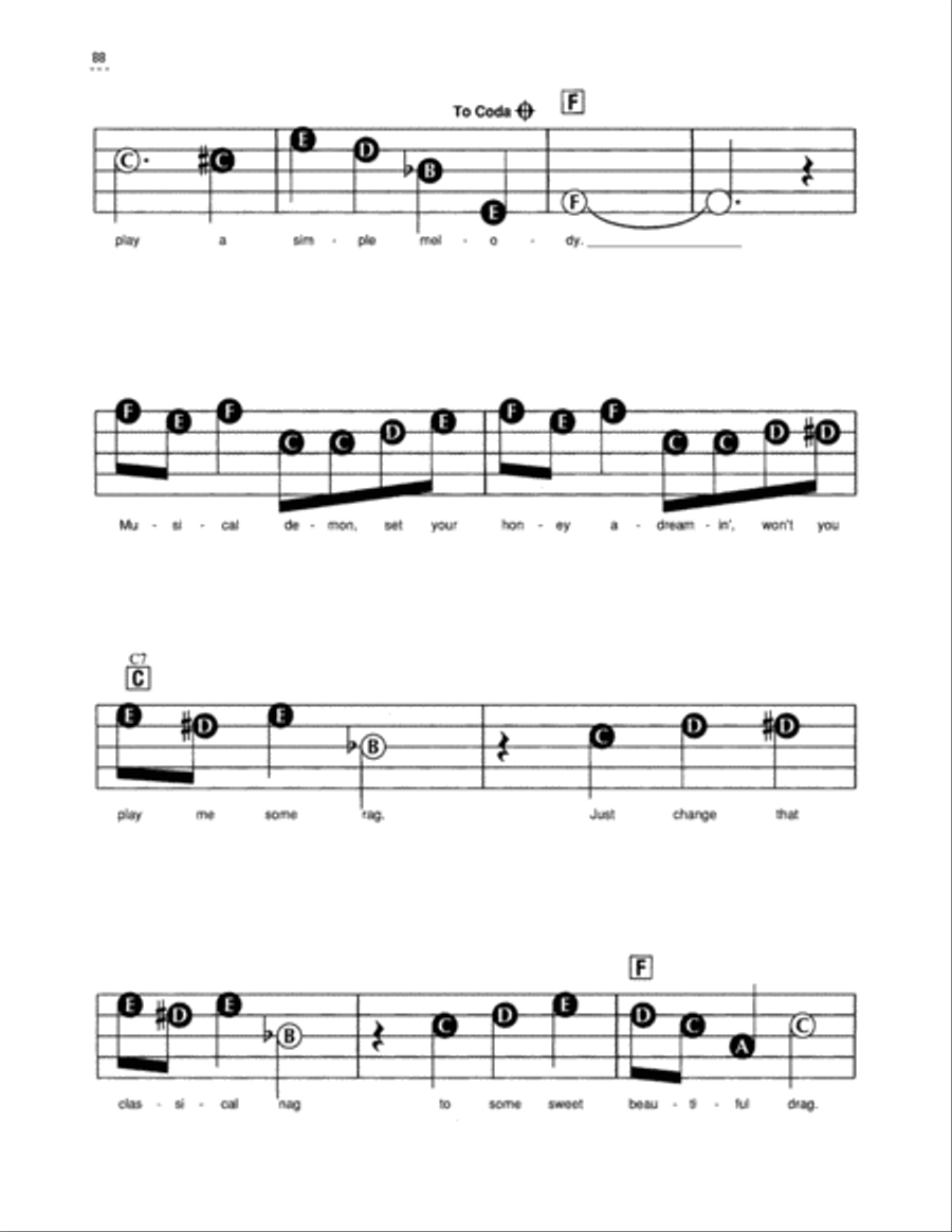 Play A Simple Melody Electronic Keyboard scores gallery preview page 2