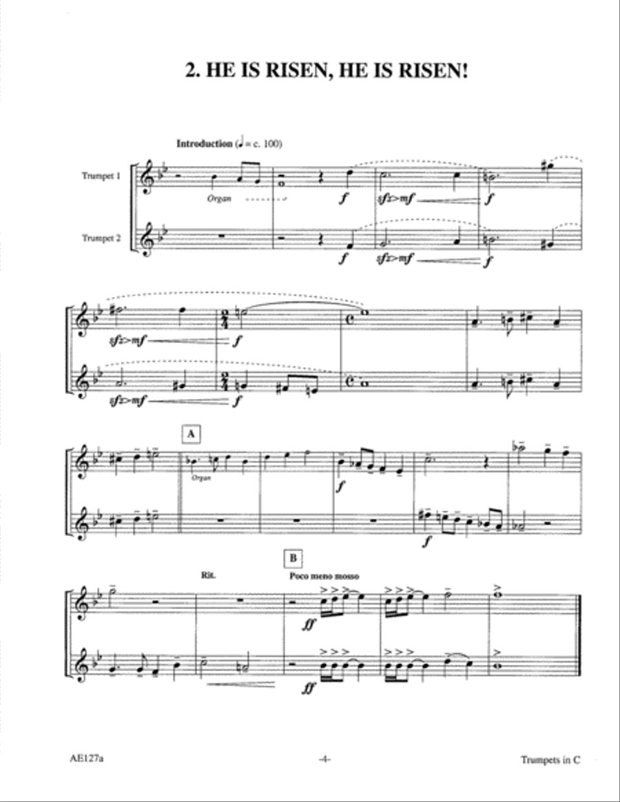 He Is Risen! He Is Risen He Is Risen! He Is Risen Choir scores gallery preview page 6