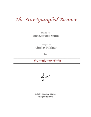 Book cover for The Star-Spangled Banner for Trombone Trio