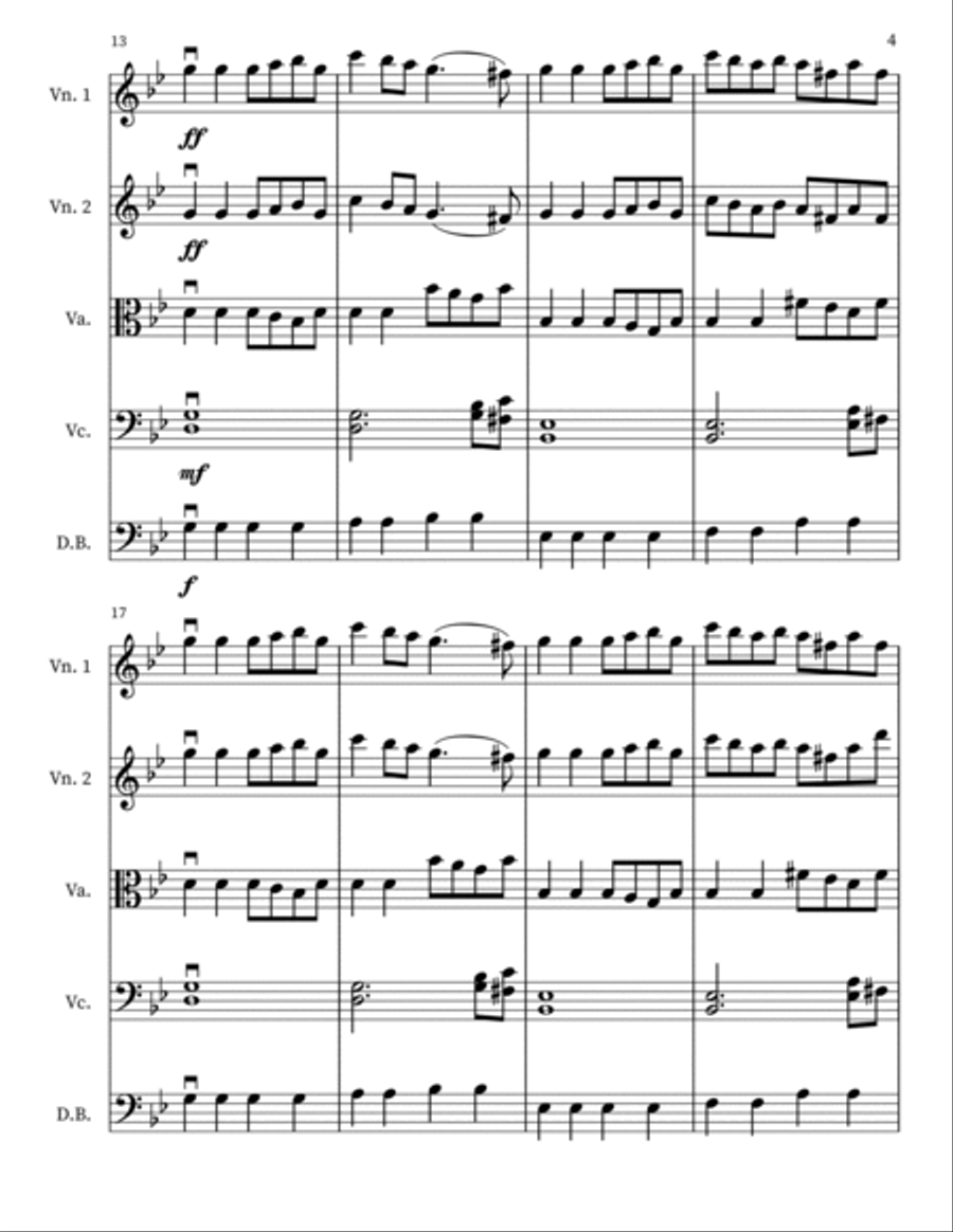Chaos and Calamity Chaos and Calamity Cello scores gallery preview page 4