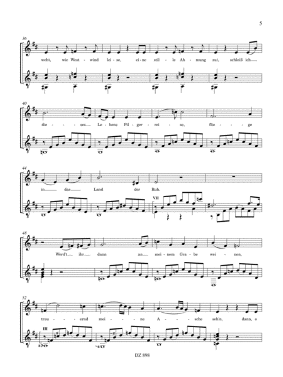 4 mélodies 4 mélodies Classical Guitar scores gallery preview page 5