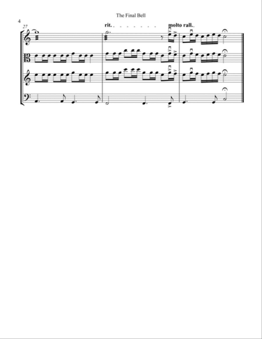 The Final Bell String Trio scores gallery preview page 4