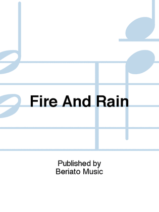 Book cover for Fire And Rain