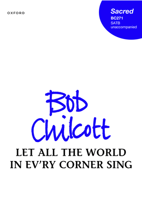 Book cover for Let all the world in ev'ry corner sing