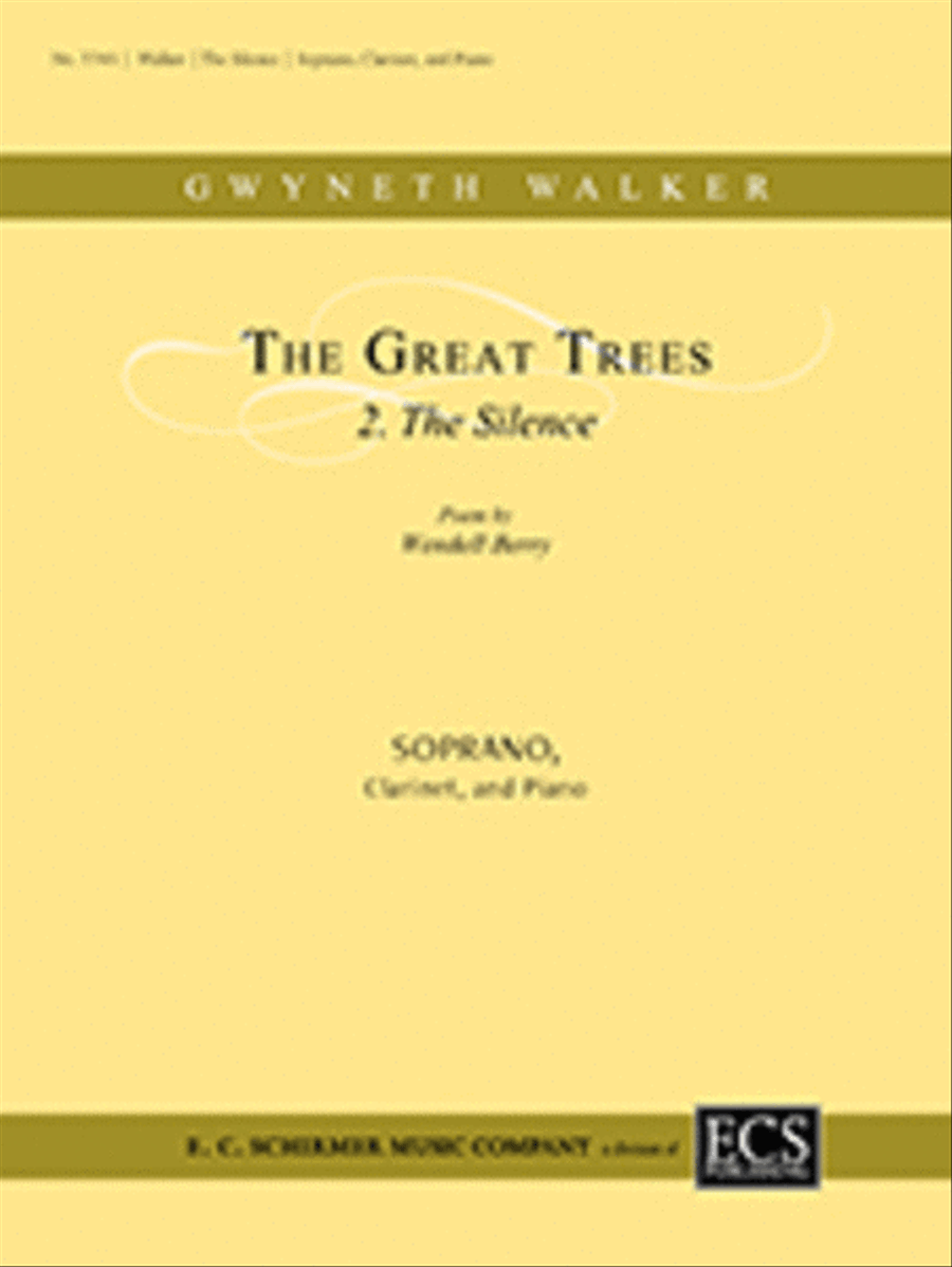 The Great Trees: 2. The Silence Soprano Voice scores gallery preview page 1